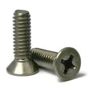 NEWPORT FASTENERS 5/16"-18 x 2-1/2 in Phillips Flat Machine Screw, Plain 18-8 Stainless Steel, 400 PK 608138-BR-400